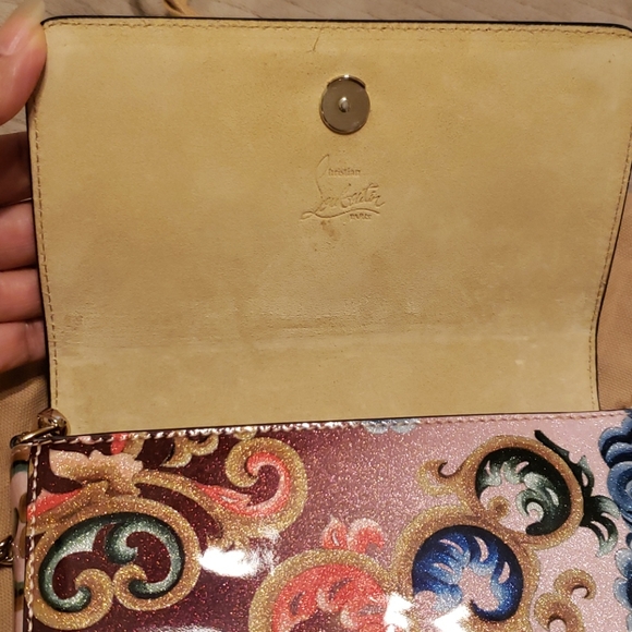 * SOLD*Christian Loubiton crossbody clutch bag - Picture 8 of 11